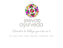Tablet Screenshot of jeevan-ayurveda.com